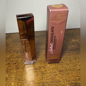 Too faced melted chocolate matte eyeshadow warm & fudgy